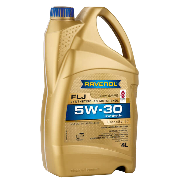 фото Ravenol моторное масло flj 5w-30 4л (синтетика)