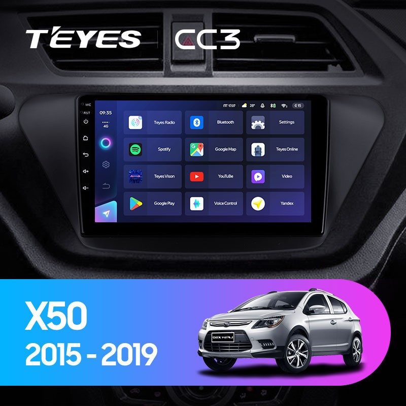 

Штатная магнитола Teyes CC3L 4/64 Lifan X50 (2015-2019), CC3L