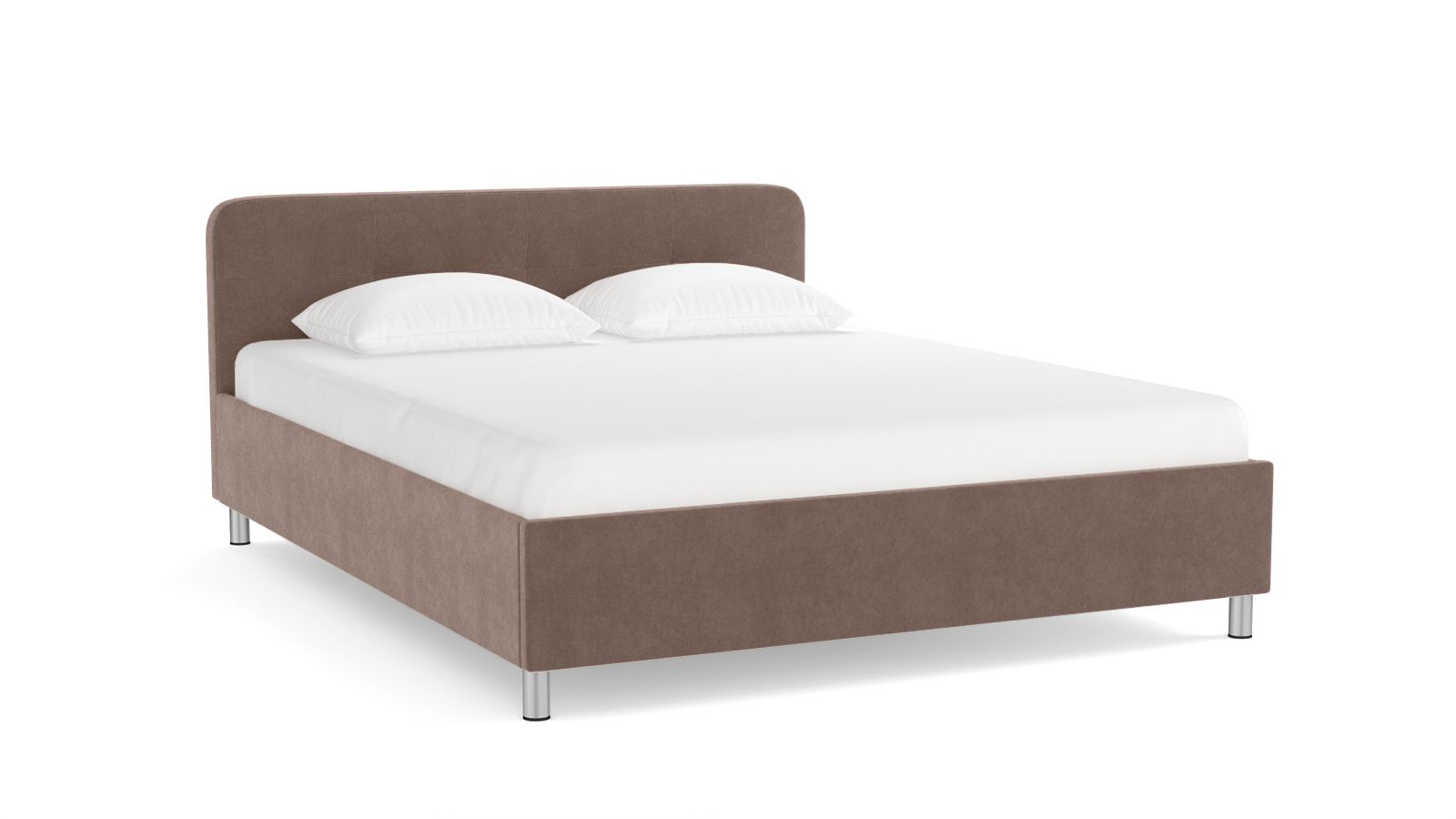 

Кровать Askona Minty Box I Sky Velvet 02 140х200, Коричневый