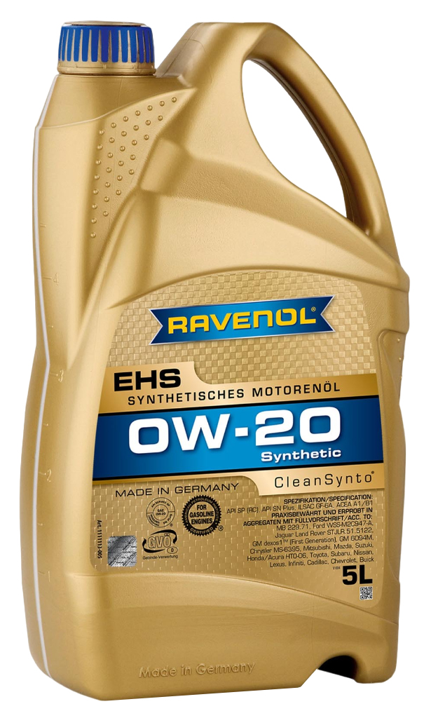 фото Ravenol масло моторное ehs 0w-20 5л (синтетика)