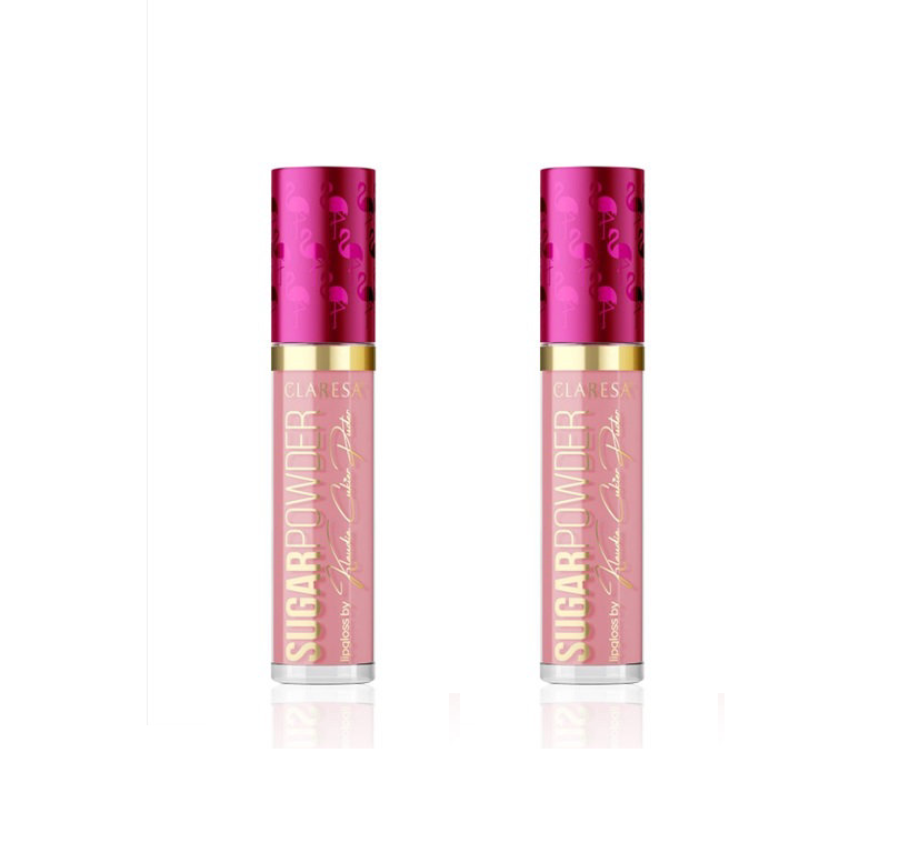 Блеск для губ CLARESA SugarPowder Lipgloss 04 Pinkobello 4.2 мл 2 шт