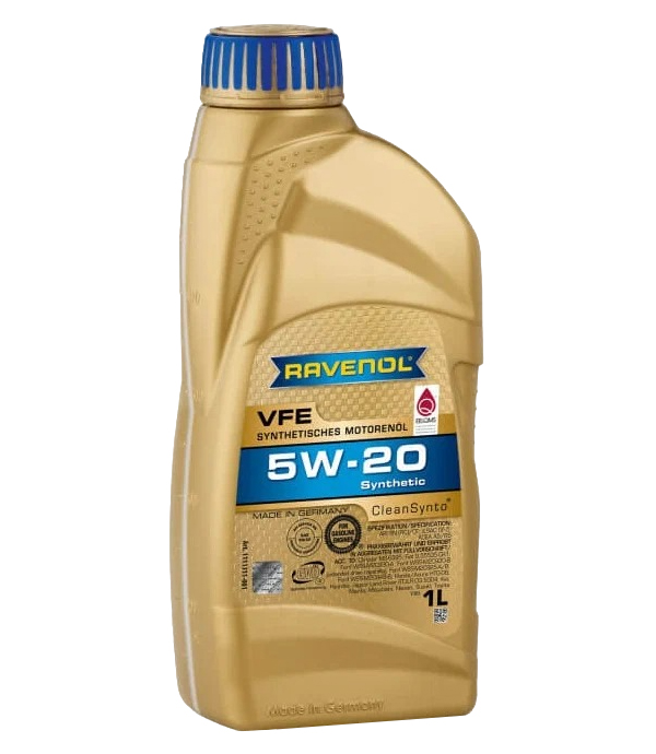 

Моторное масло Ravenol синтетическое Vfe 5W20 1л