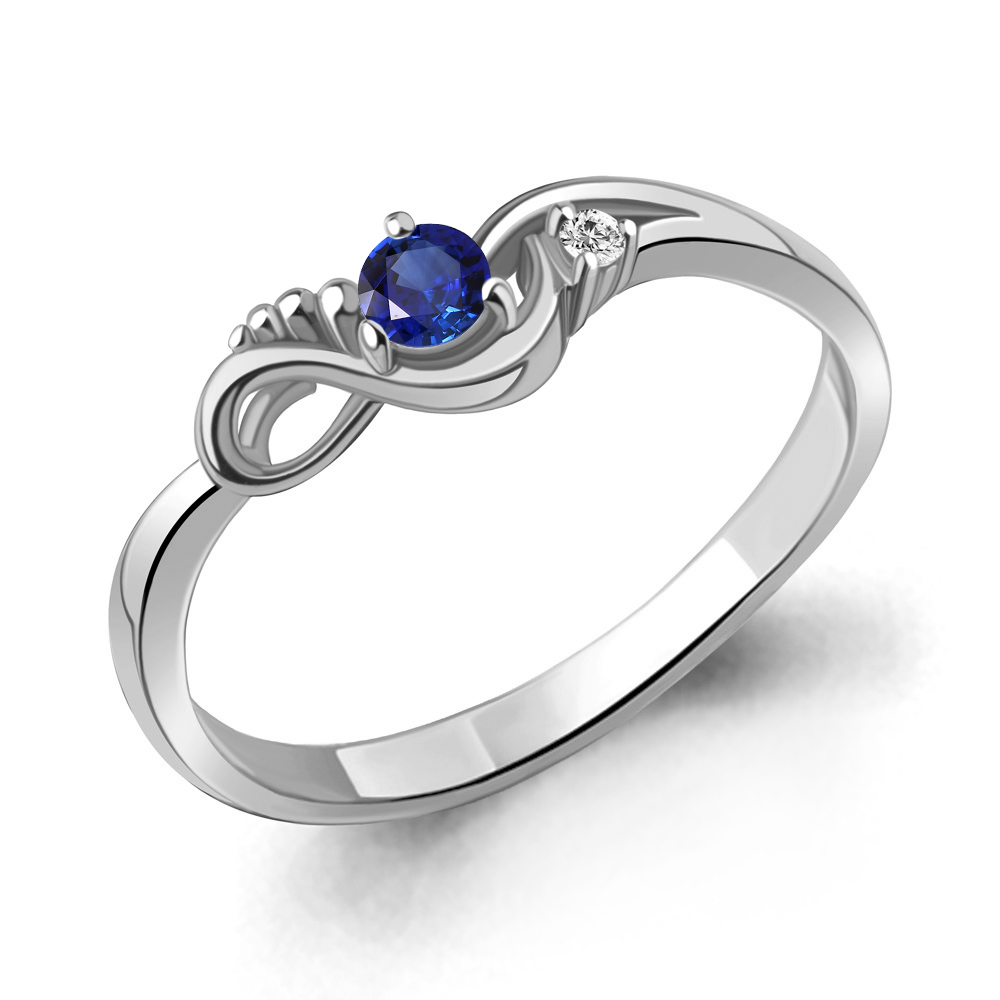 

Кольцо из серебра с фианитом Aquamarine Aquamarine 67420АБ_925_р р. 15, 67420АБ_925_р