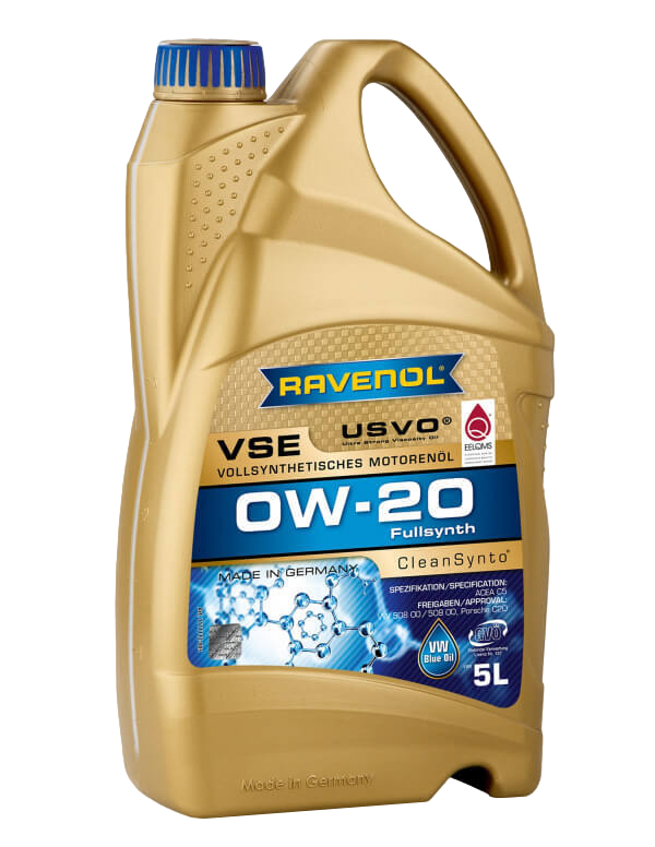 фото Ravenol 1111112005 масло моторное vse 0w-20 5л (синтетика+пао)