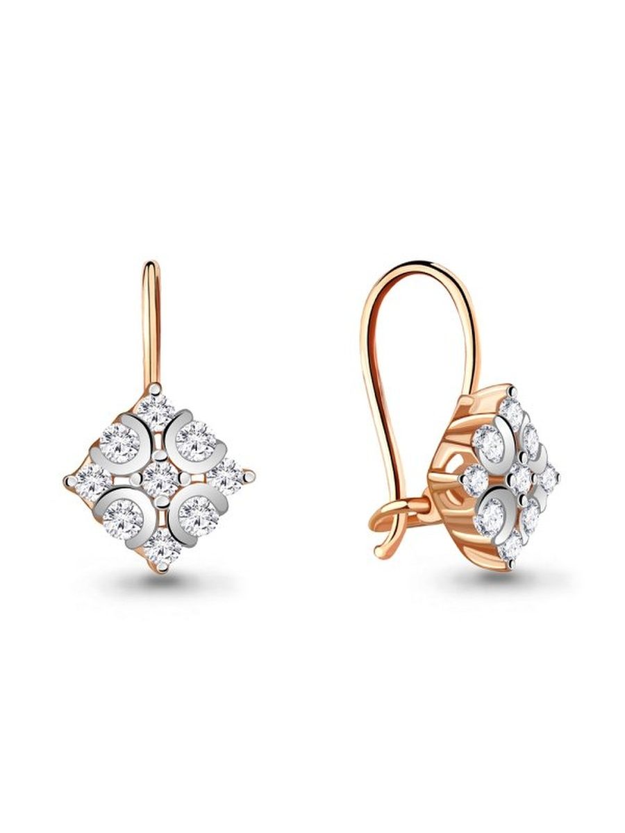 

Серьги из золота TEO MAORI 848647А.1, фианит, 848647А.1