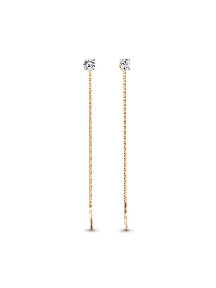 

Серьги из золота TEO MAORI 848348.1, фианит, 848348.1