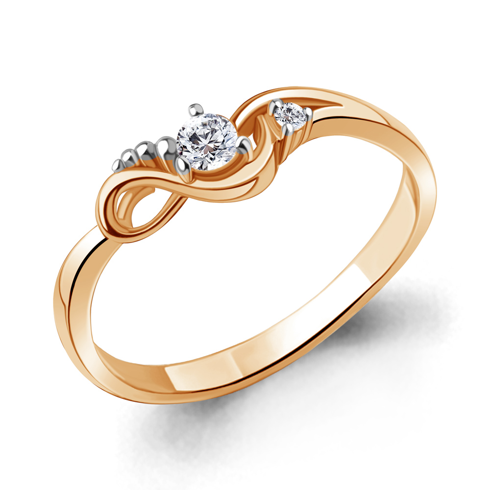 

Кольцо из серебра с фианитом Aquamarine Aquamarine 67420А_925_з р. 17,5, 67420А_925_з