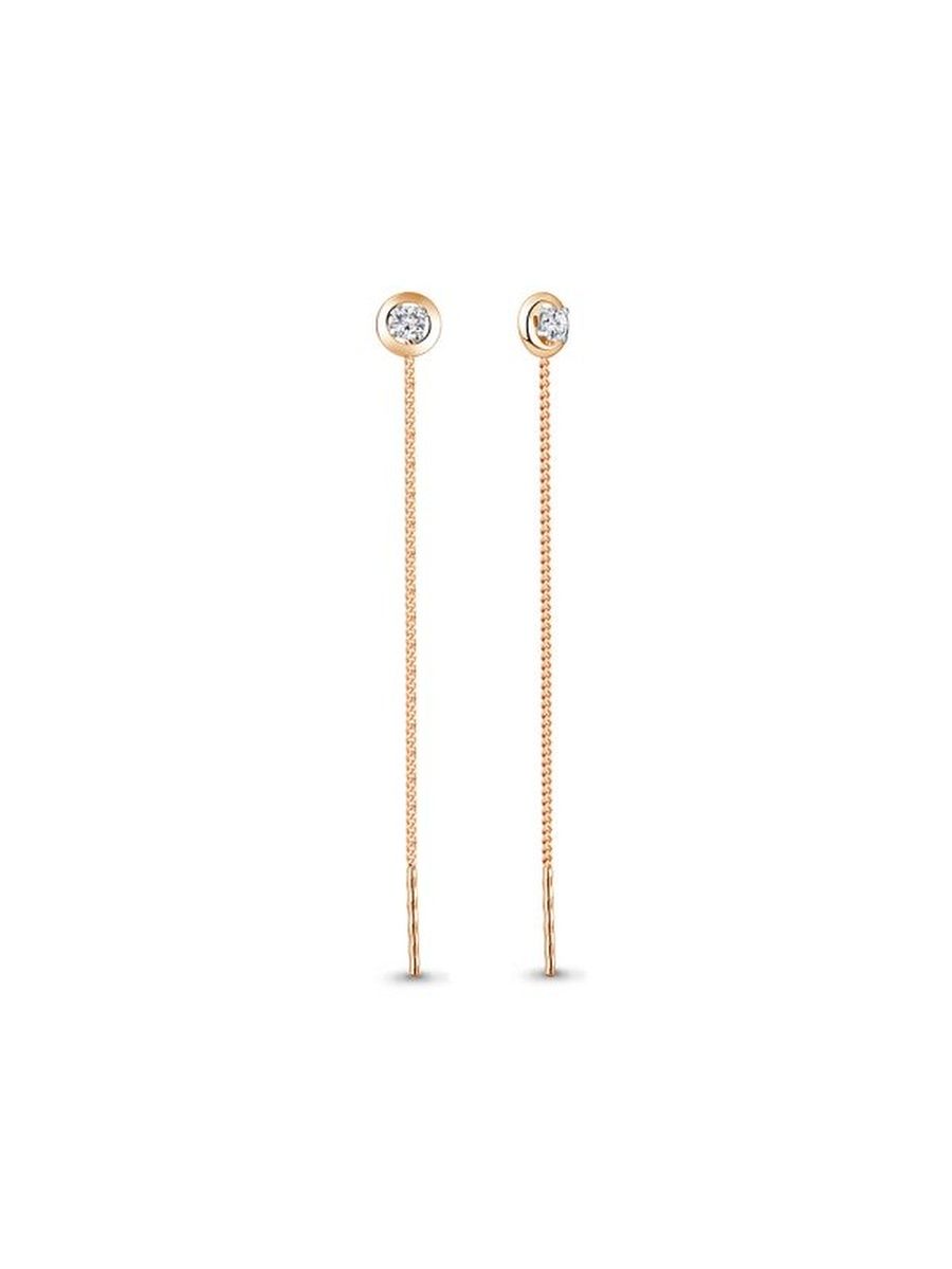 

Серьги из золота TEO MAORI 845473.1, фианит, 845473.1