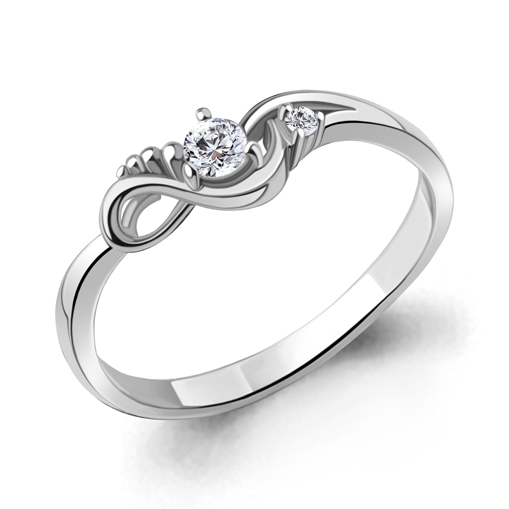

Кольцо из серебра с фианитом Aquamarine Aquamarine 67420А_925_р р. 16,5, 67420А_925_р