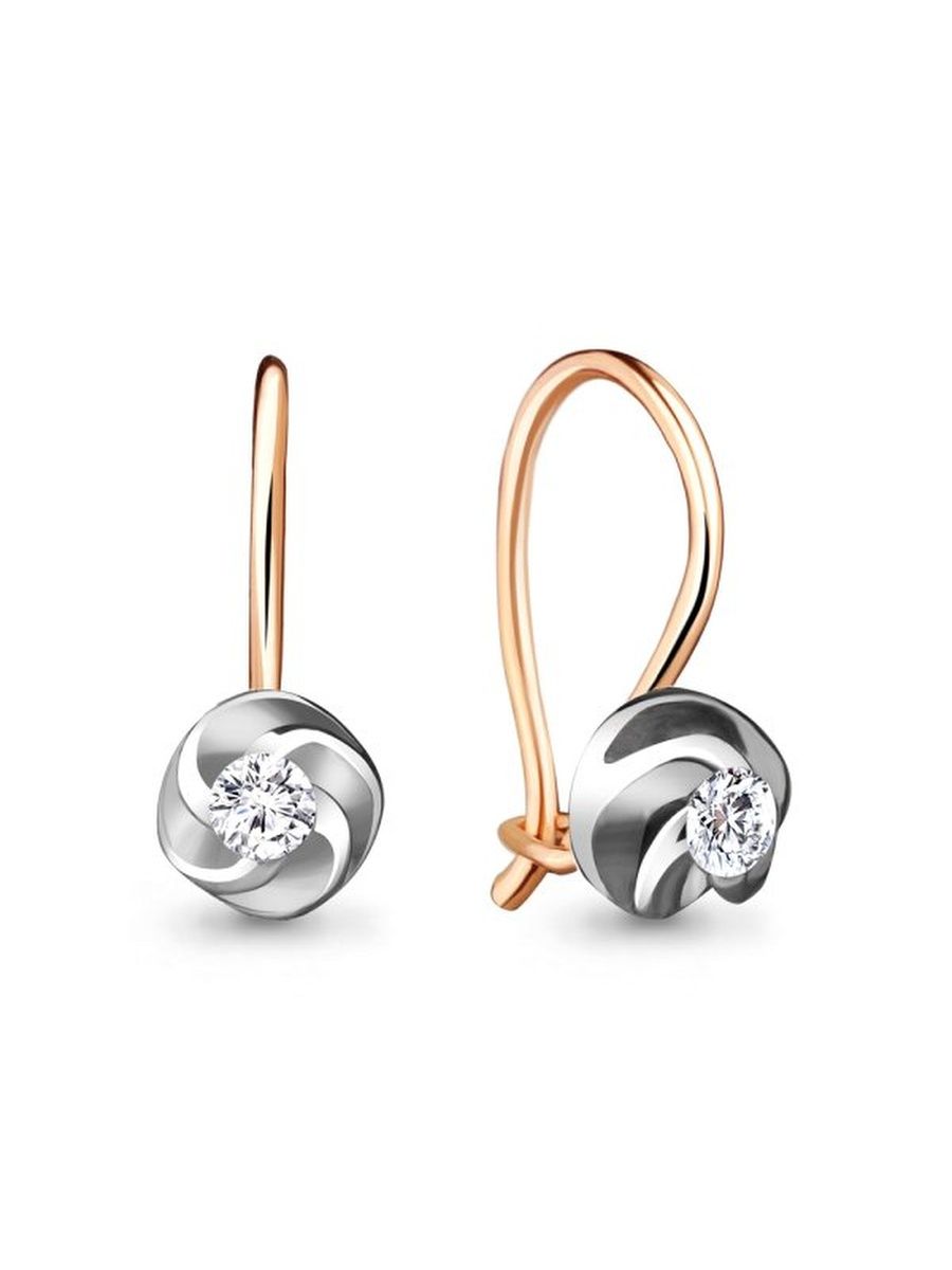 

Серьги из золота TEO MAORI 842450.1, фианит, 842450.1