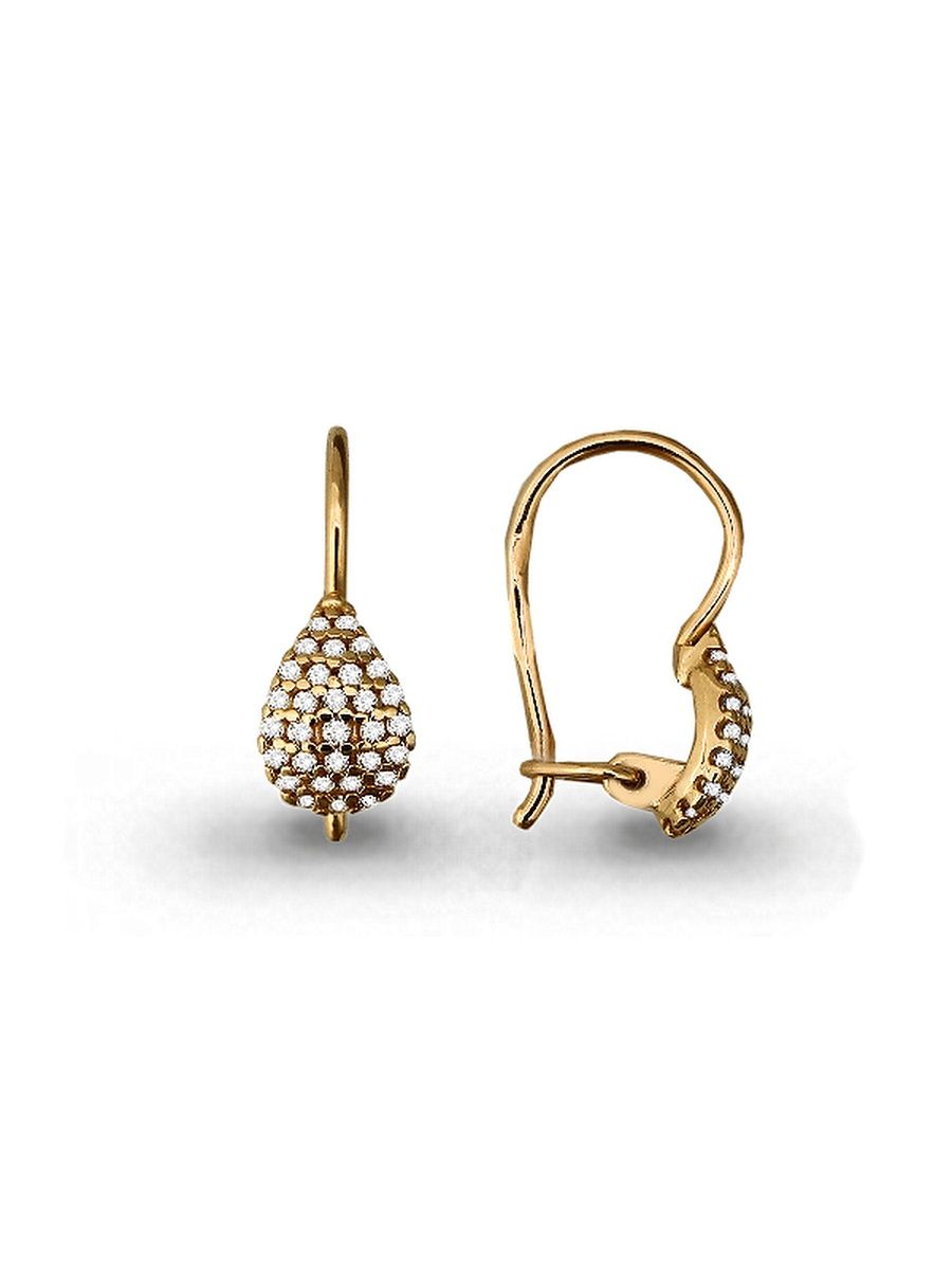 

Серьги из золота TEO MAORI 840975А.1, фианит, 840975А.1