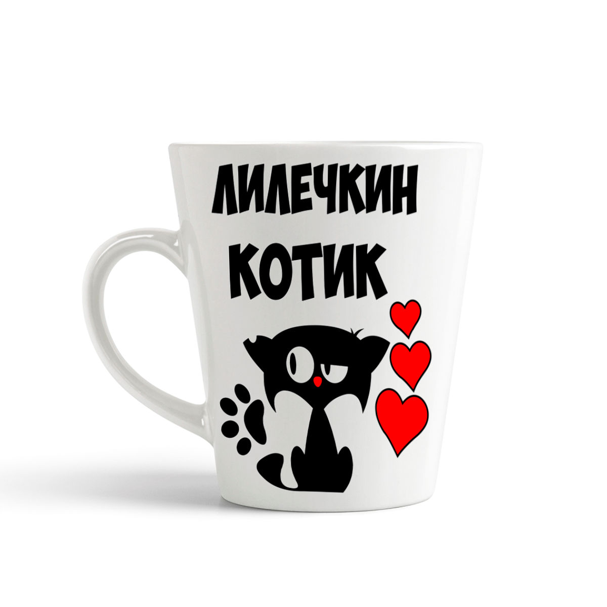 

Кружка-латте CoolPodarok Лилечкин котик