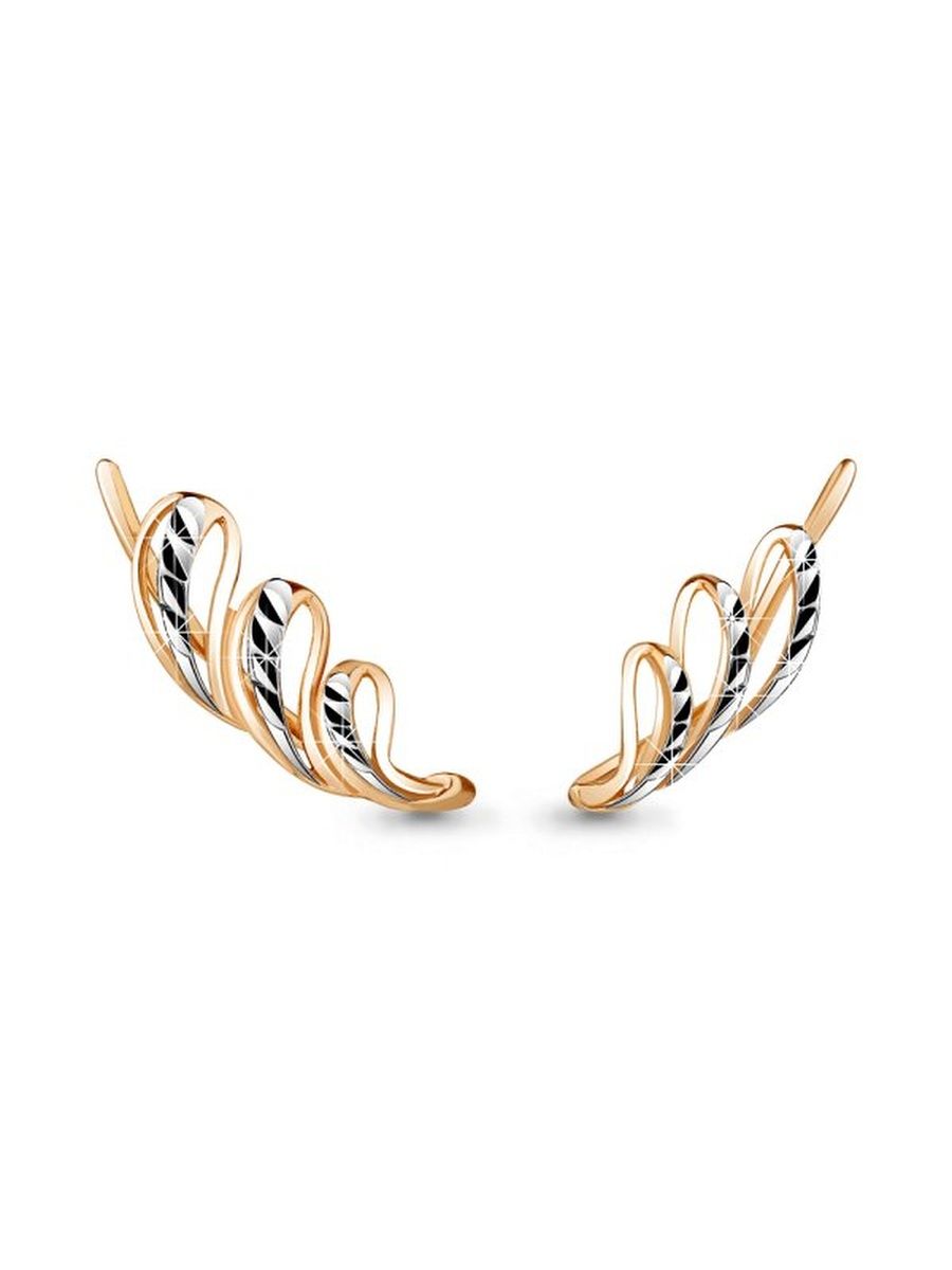 

Серьги клаймберы из золота TEO MAORI 831106.1, 831106.1