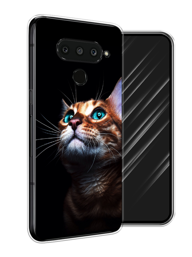 

Чехол Awog на LG V50 ThinQ "Мечтательный кот", Коричневый, 83850-1