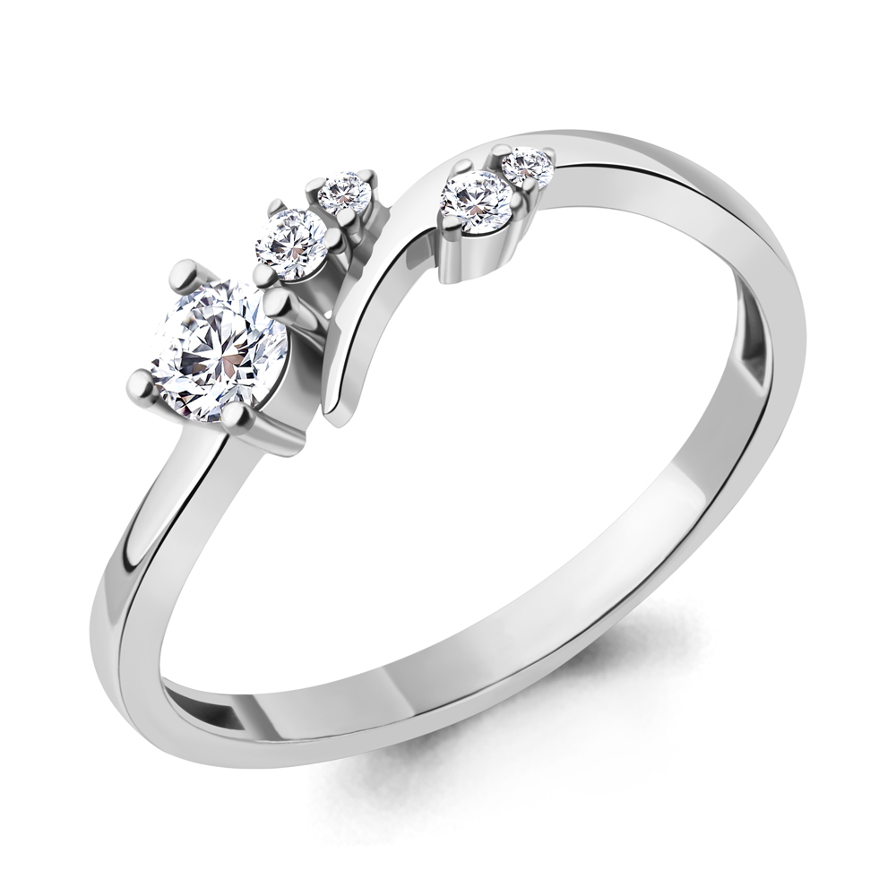 

Кольцо из серебра с фианитом Aquamarine Aquamarine 67419А_925_р р. 21, 67419А_925_р