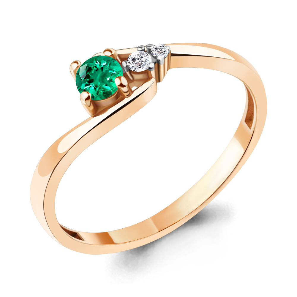 

Кольцо из серебра с фианитом Aquamarine Aquamarine 67418АГ_925_з р. 16, 67418АГ_925_з
