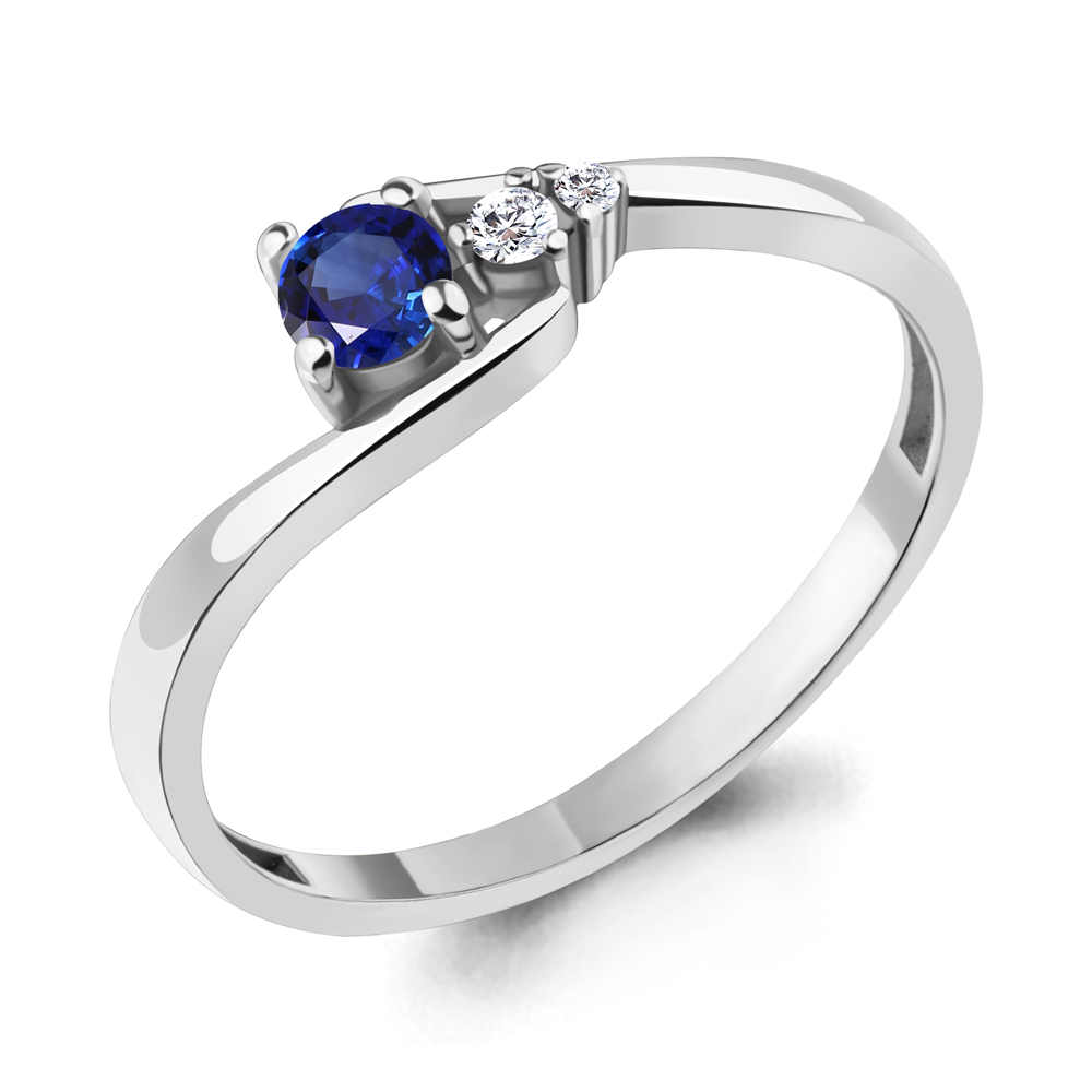 

Кольцо из серебра с фианитом Aquamarine Aquamarine 67418АБ_925_р р. 16, 67418АБ_925_р