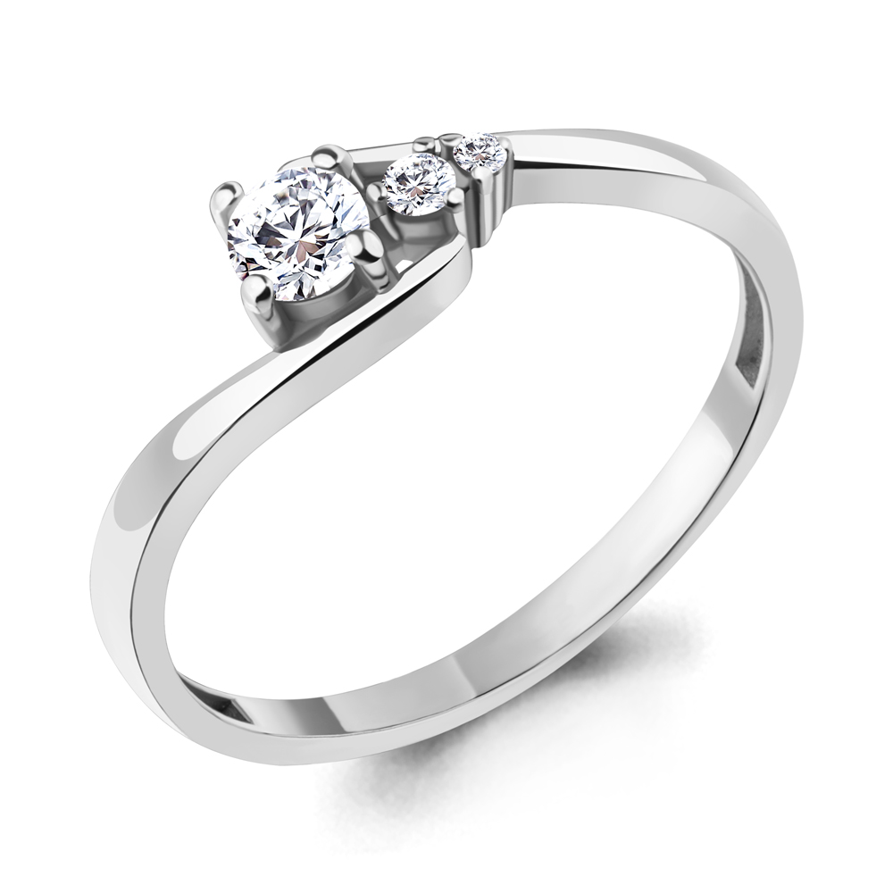 

Кольцо из серебра с фианитом Aquamarine Aquamarine 67418А_925_р р. 15,5, 67418А_925_р