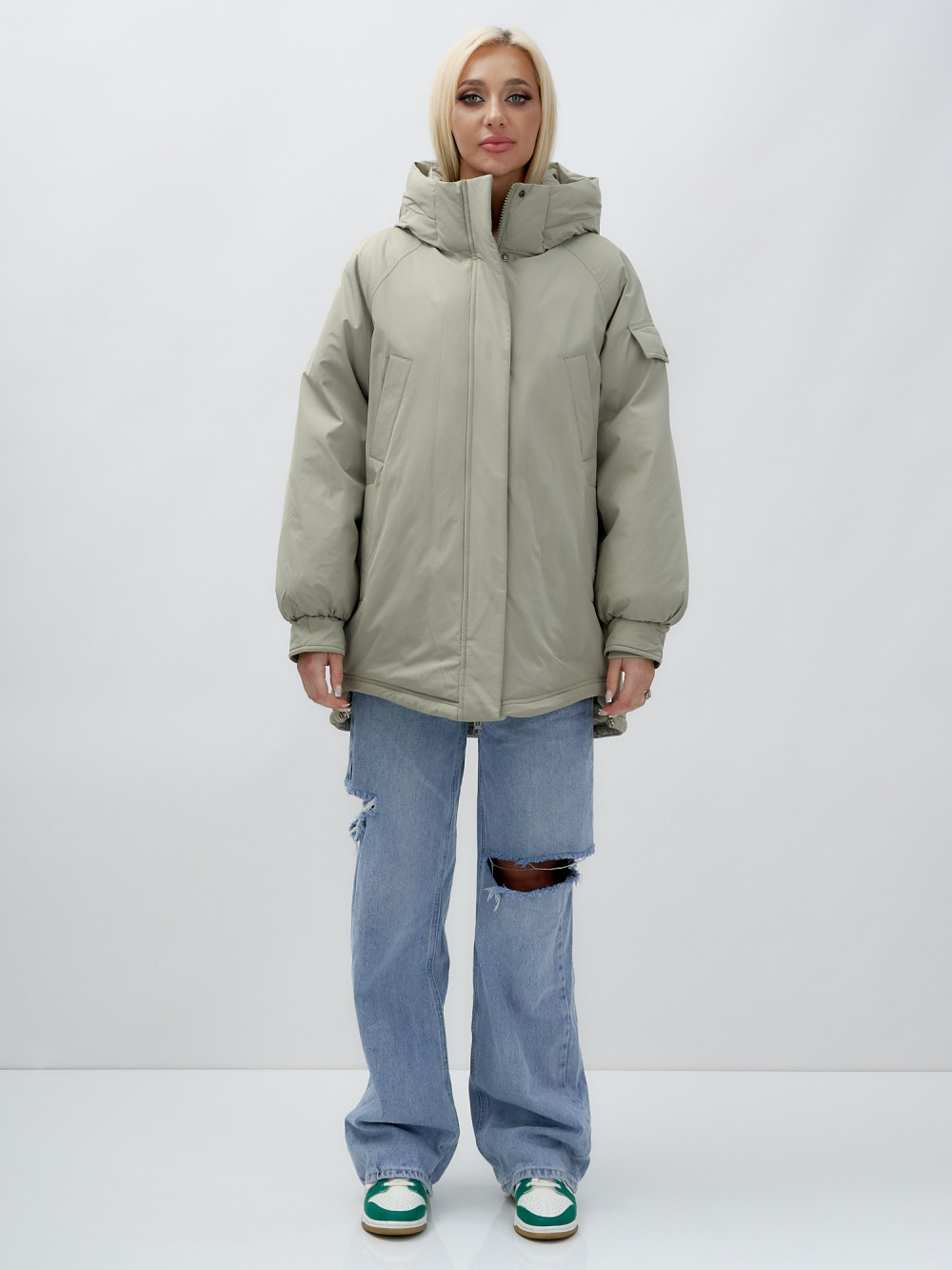 

Куртка женская MTFORCE 9630 зеленая L, Зеленый, 9630