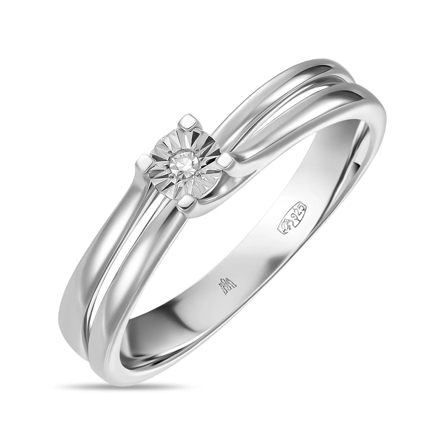 

Кольцо из серебра с бриллиантом р.16,5 MIUZ Diamonds R01-SDI-35653, R01-SDI-35653