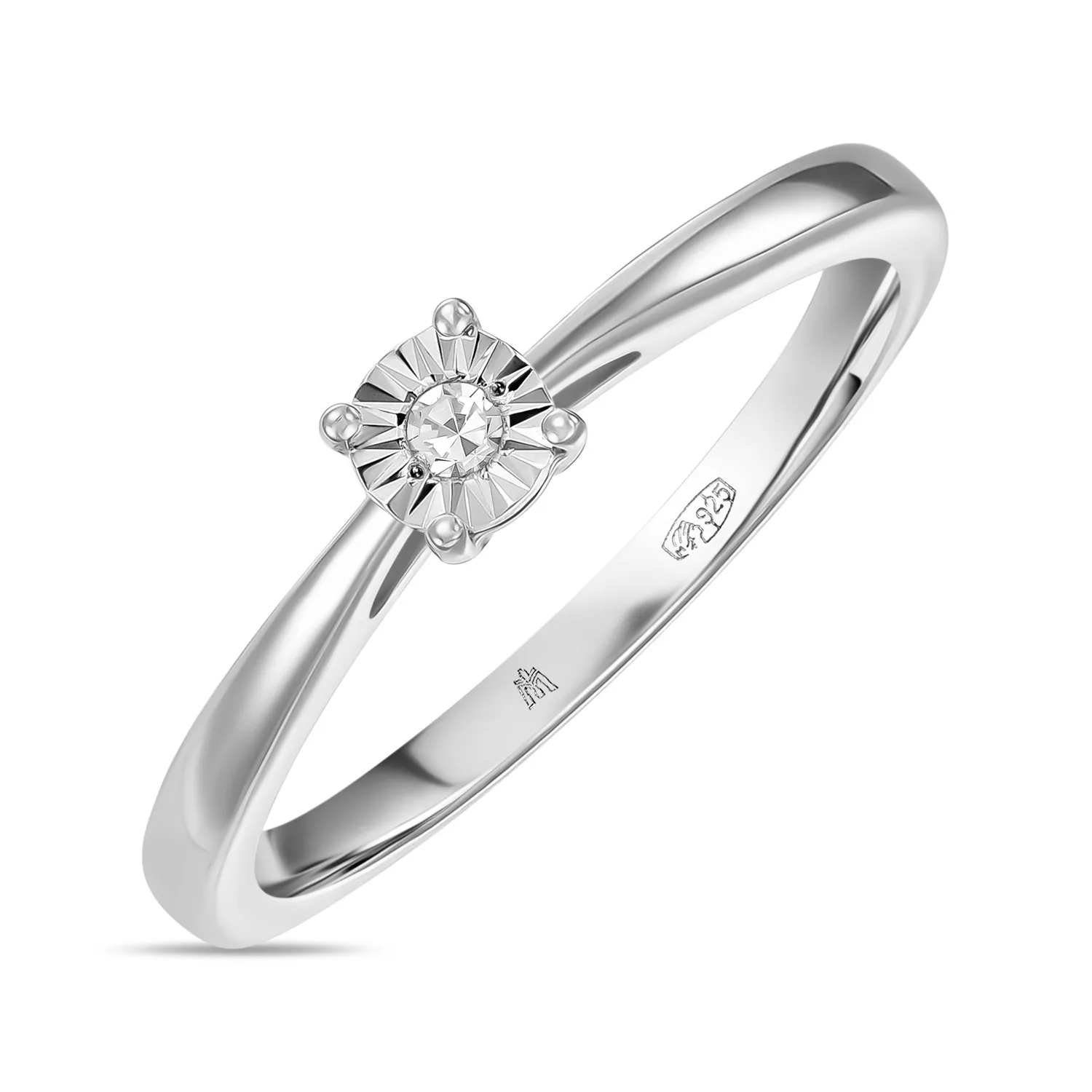 

Кольцо из серебра с бриллиантом р.16,5 MIUZ Diamonds R01-SDI-33915, R01-SDI-33915