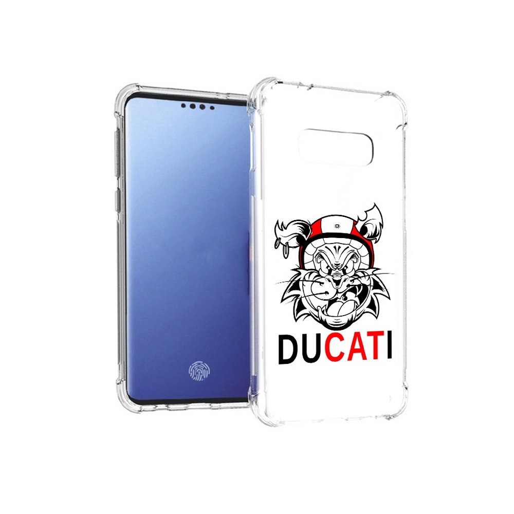 

Чехол MyPads Tocco для Samsung Galaxy S10E дукати (PT145748.492.339), Прозрачный, Tocco