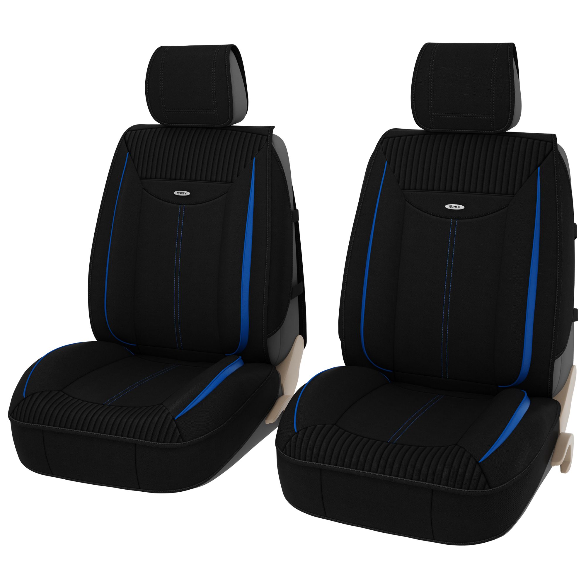 

Накидки 3D "PREMIUM" PSV Flat 2 FRONT (Черно-Синий), комплект
