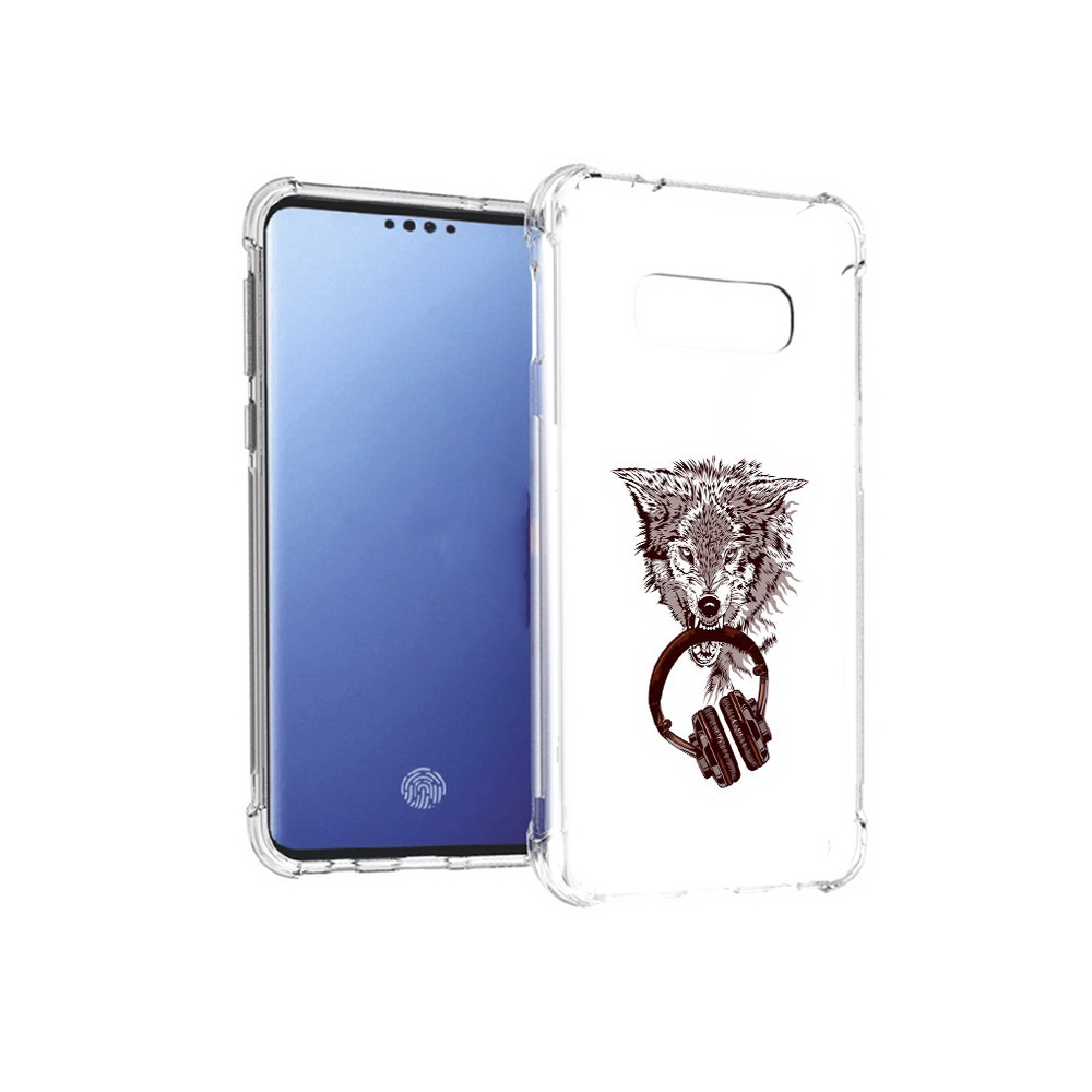 

Чехол MyPads Tocco для Samsung Galaxy S10E дикий волк (PT145748.492.325), Прозрачный, Tocco