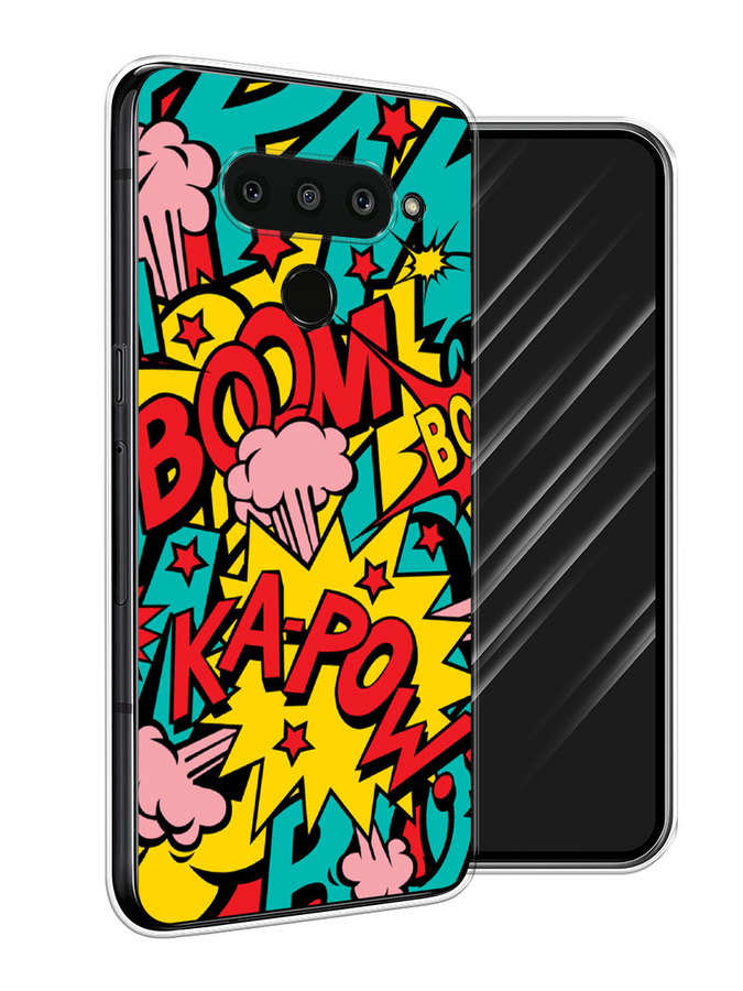 

Чехол Awog на LG V50 ThinQ "Постер pop art", Голубой;желтый;красный, 83850-9