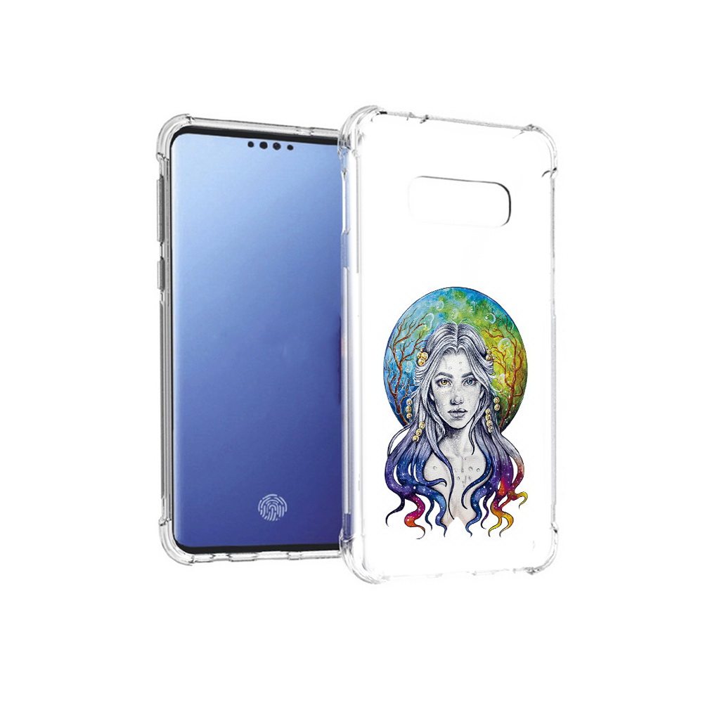 

Чехол MyPads Tocco для Samsung Galaxy S10E девушка с красивыми волосами (PT145748.492.313), Прозрачный, Tocco