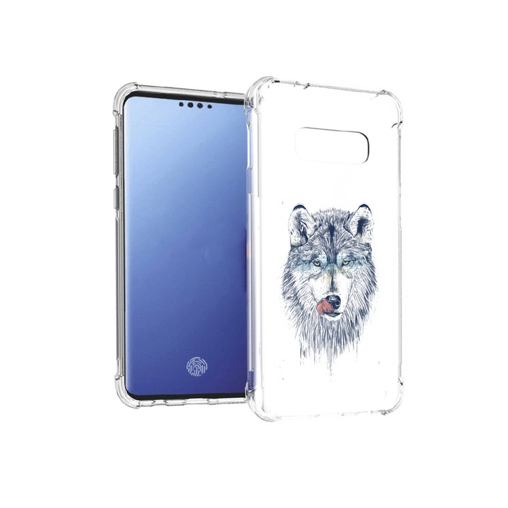 

Чехол MyPads Tocco для Samsung Galaxy S10E голодгый волк (PT145748.492.292), Прозрачный, Tocco