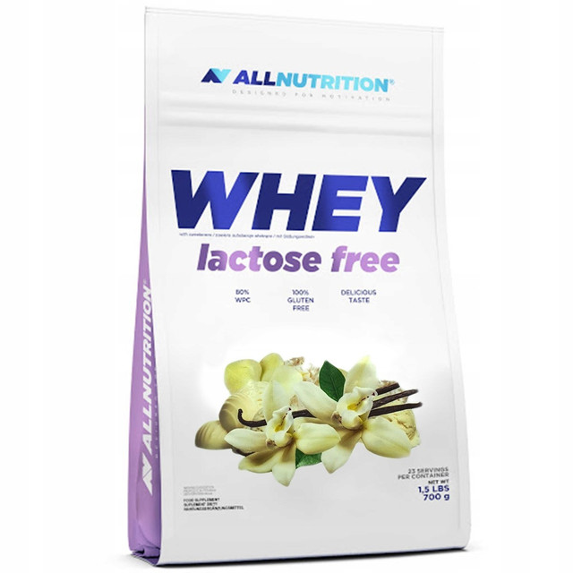 Протеин без лактозы AllNutrition WHEY LACTOSE FREE 700 гр., ваниль