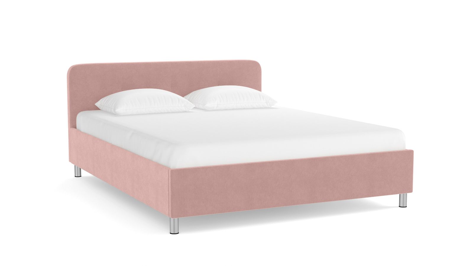 

Кровать Askona Minty Box I Sky Velvet 01 140х200, Розовый, Minty Box I