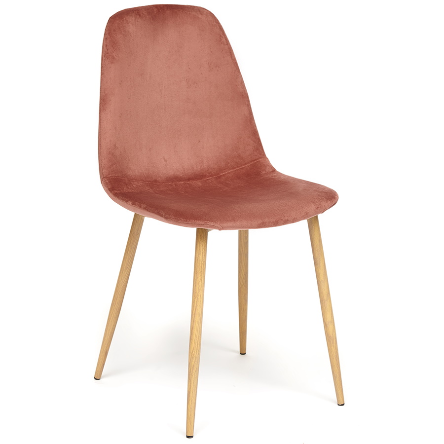 

Стул TetChair Breeze 12660, коралловый/натуральное дерево