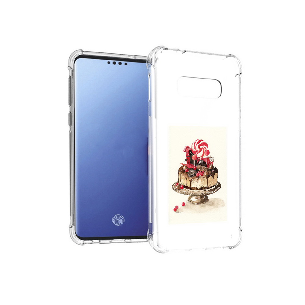 

Чехол MyPads Tocco для Samsung Galaxy S10E вкусный торт (PT145748.492.262), Прозрачный, Tocco