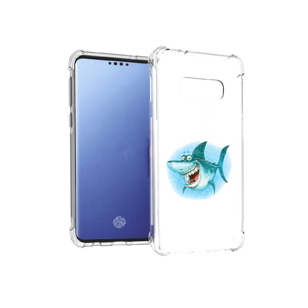 Чехол MyPads Tocco для Samsung Galaxy S10E веселая акула (PT145748.492.261)