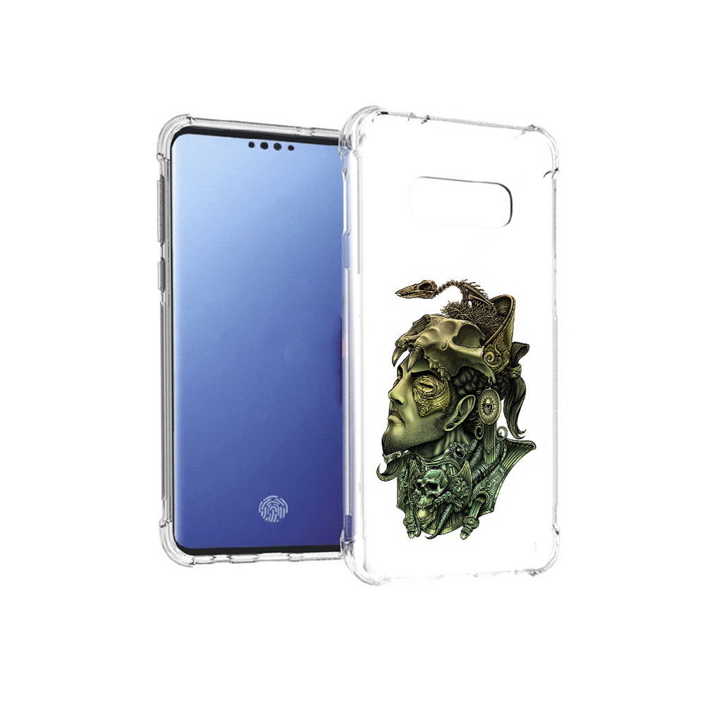 

Чехол MyPads Tocco для Samsung Galaxy S10E бронзовый воин (PT145748.492.248), Прозрачный, Tocco