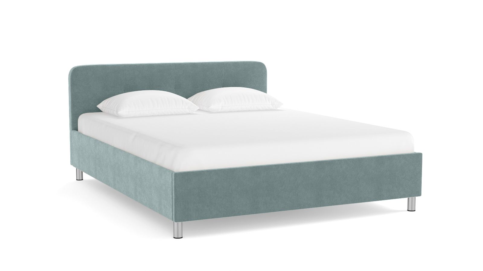 

Кровать Askona Minty Box I Sky Velvet 18 160х200, Голубой