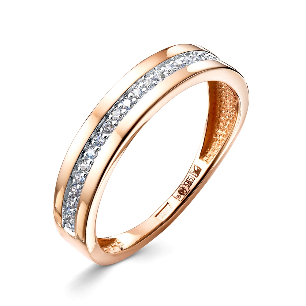 

Кольцо из золота р. , 585Gold 301012578, фианит, 301012578