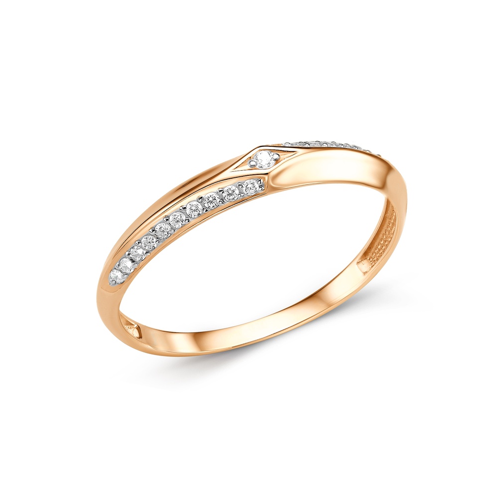 

Кольцо из золота р.  585Gold 301012364, фианит, 301012364