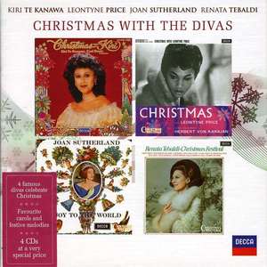 

Christmas With The Divas. / Kiri Te Kanawa, Leontyne Price, Joan Sutherland, Renata Tebald, 4 CD