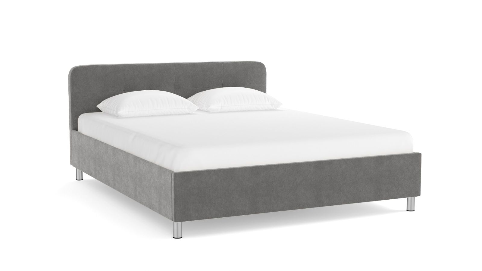 

Кровать Askona Minty Box I Sky Velvet 16 160х200, Серый