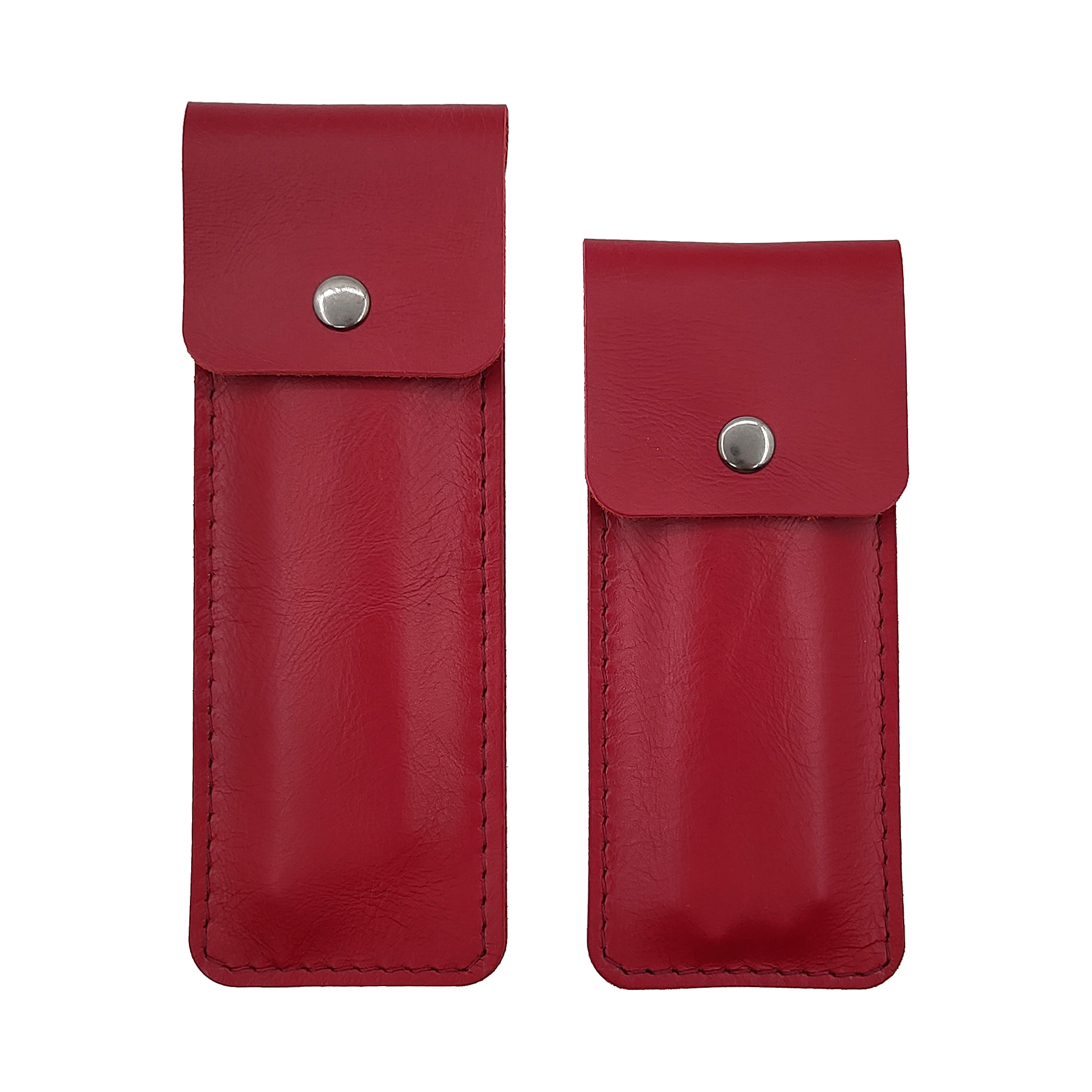 Пенал Shiva Leather из натуральной кожи MBN-PENAL-RD Красные 2 шт