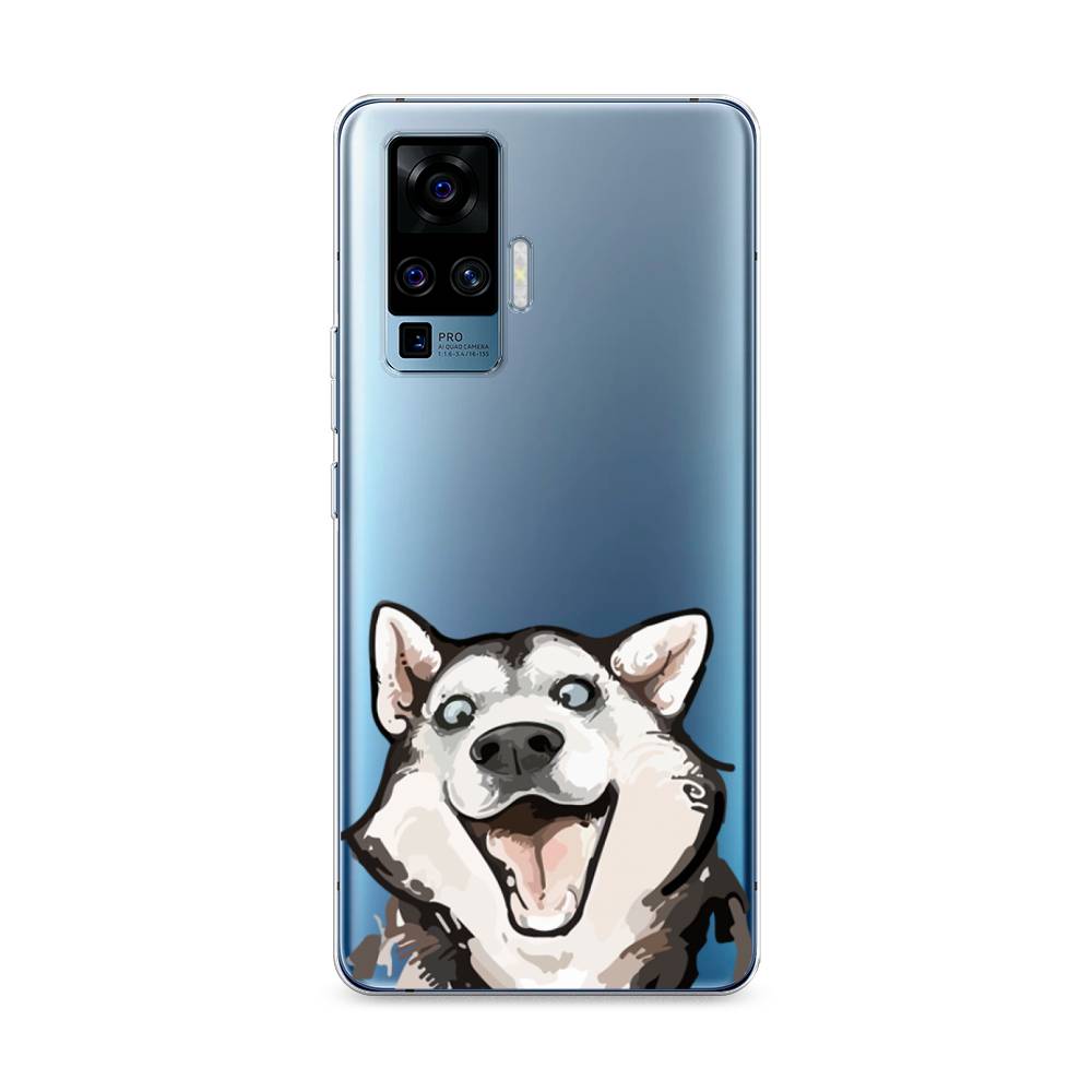 

Чехол Awog на Vivo X50 Pro "Радостный хаски", Разноцветный, 262350-1