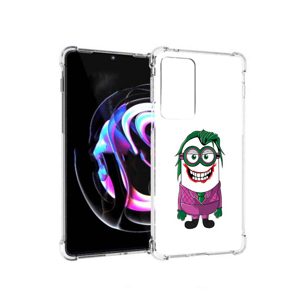 

Чехол MyPads Tocco для Motorola Moto Edge 20 Pro джокер миньон (PT227063.364.322), Прозрачный, Tocco