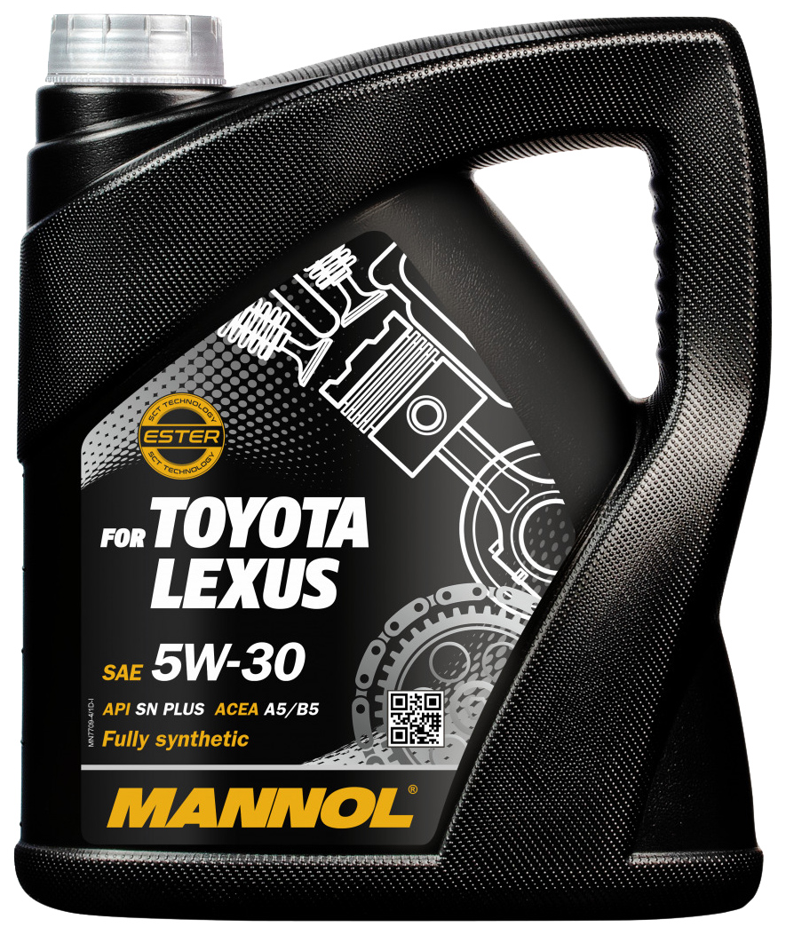 фото Mannol mn7709-4 7709-4 mannol for toyota lexus 5w30 синтетическое моторное масло 5w-30 4л