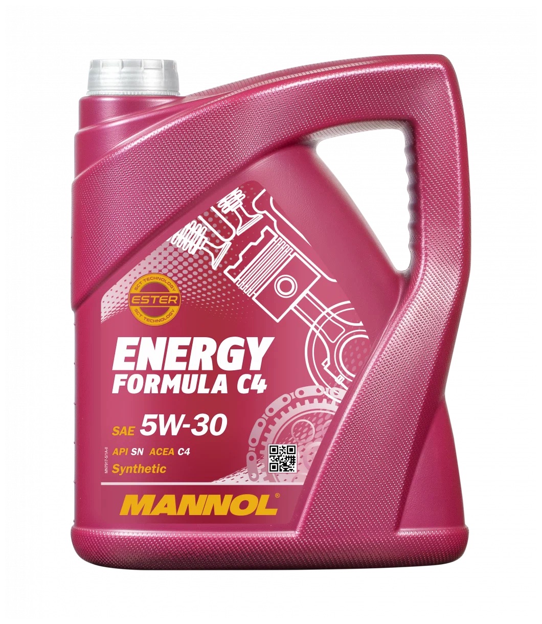 Моторное масло MANNOL синтетическое Energy Formula C4 5W30 5л