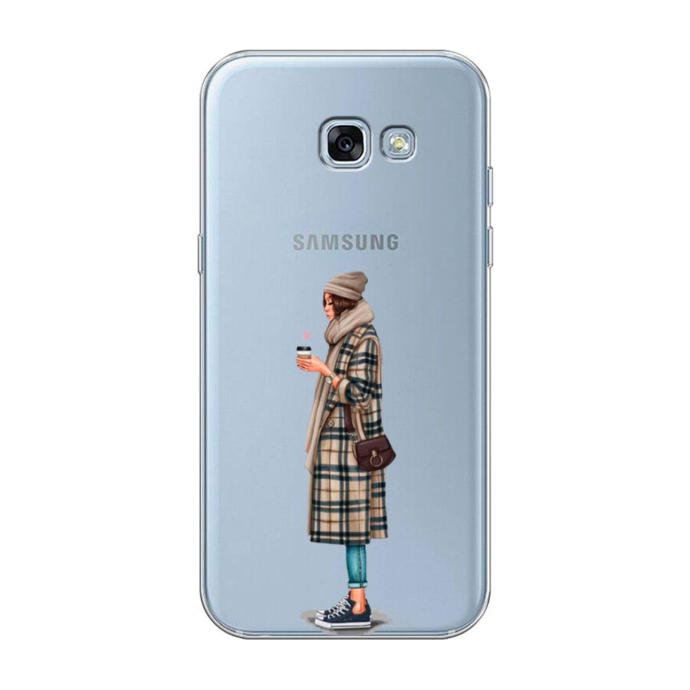 

Чехол на Samsung Galaxy A3 2017 "Утренний кофе", Коричневый;бежевый, 20350-6