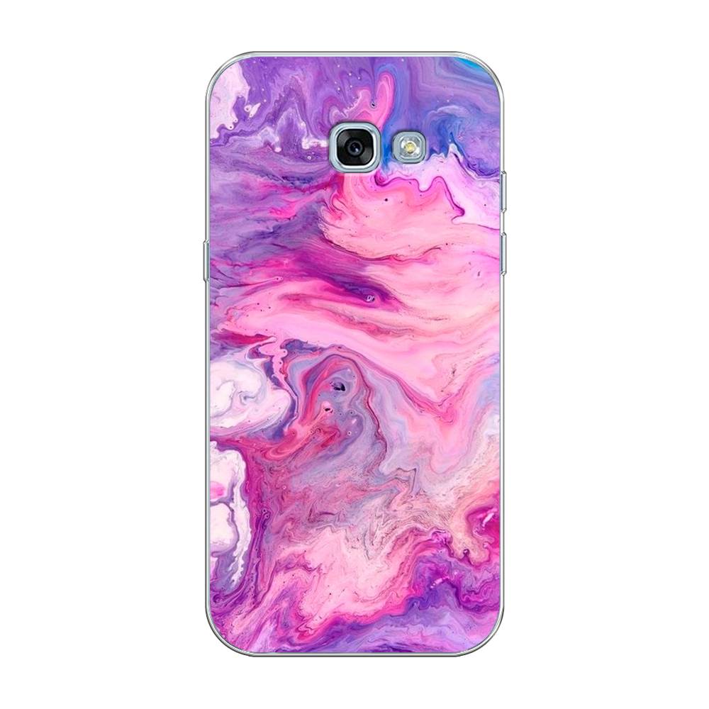 

Чехол на Samsung Galaxy A3 2017 "Нежно-розовая абстракция", Розовый, 20350-3