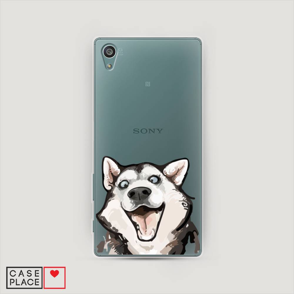 

Чехол Awog на Sony Xperia Z5 "Радостный хаски", Разноцветный, 52150-1